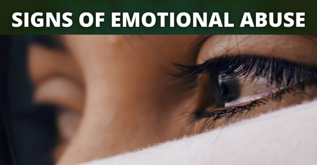 Signs of Emotional Abuse