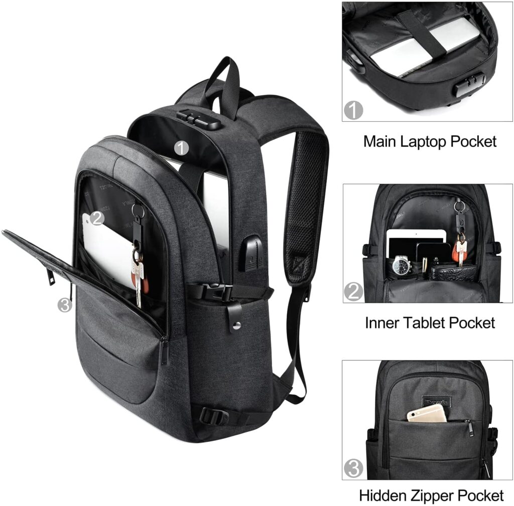 TRAVEL LAPTOP BACKPACK (WATER-RESISTANT)