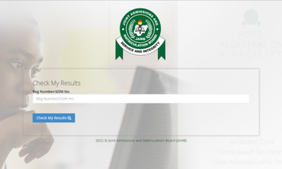 JAMB Result Checker Portal (2022)