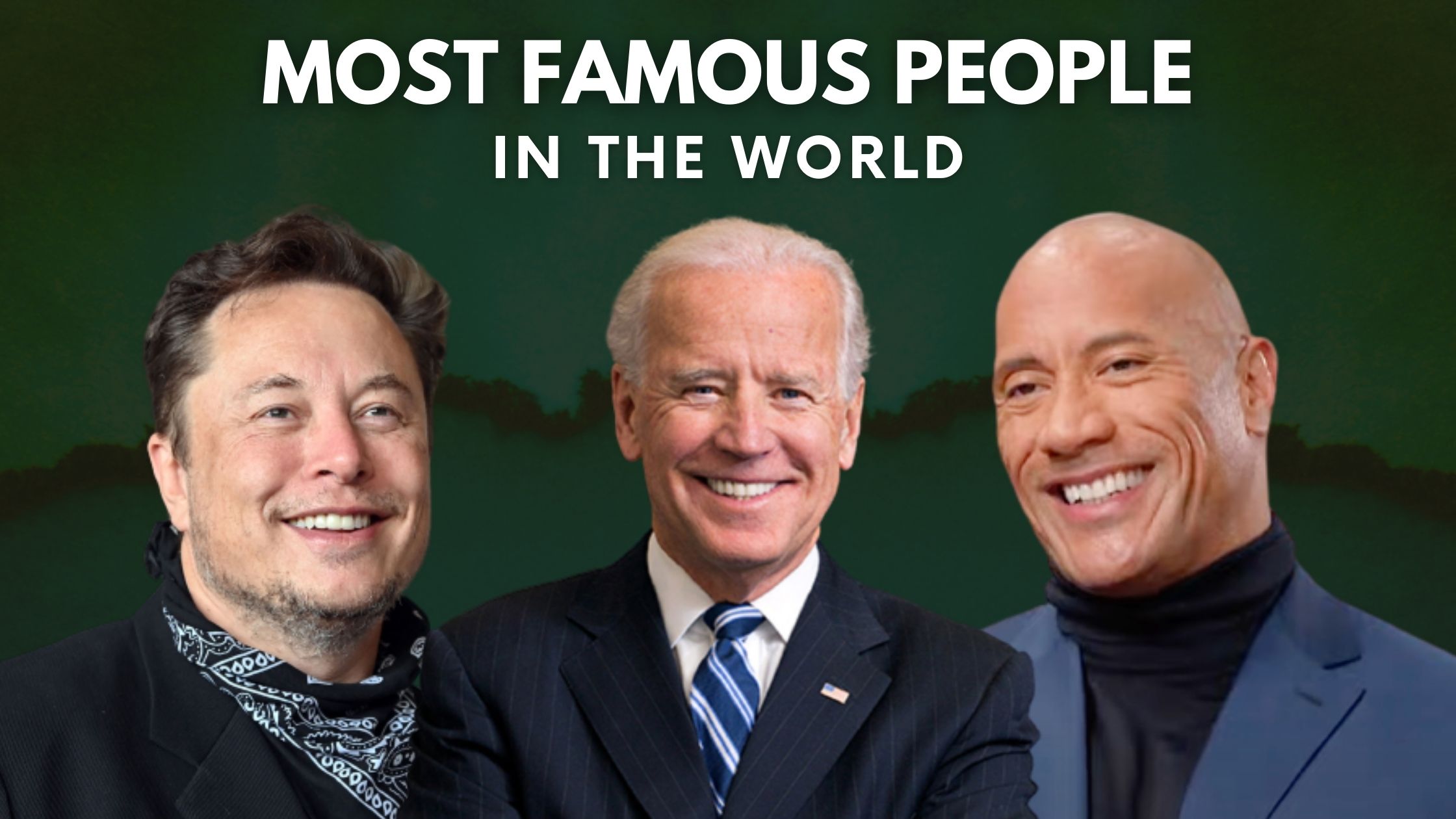 Most famous people in the World