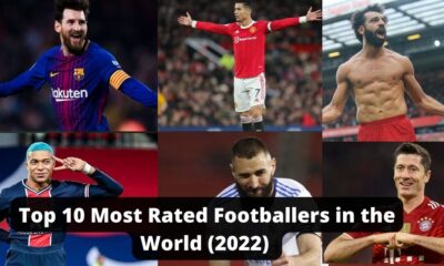 Top 10 most rated footballers