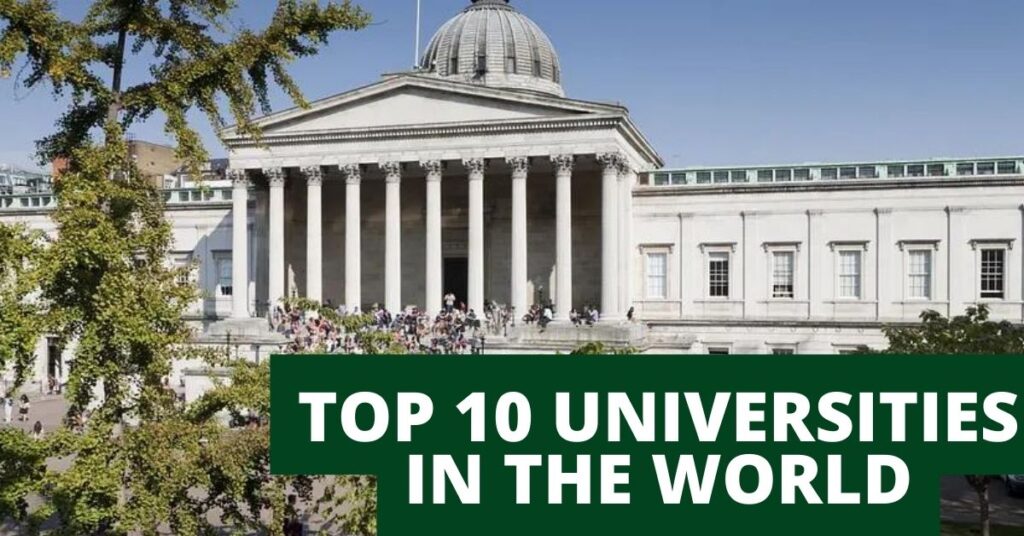 Top 10 universities in the world