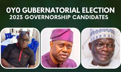 2023 Election: Top 3 Governorship Candidates in Oyo State