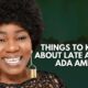 Things to know about Ada Ameh
