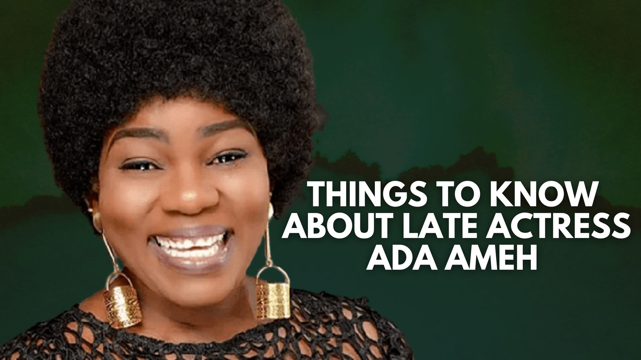 Things to know about Ada Ameh