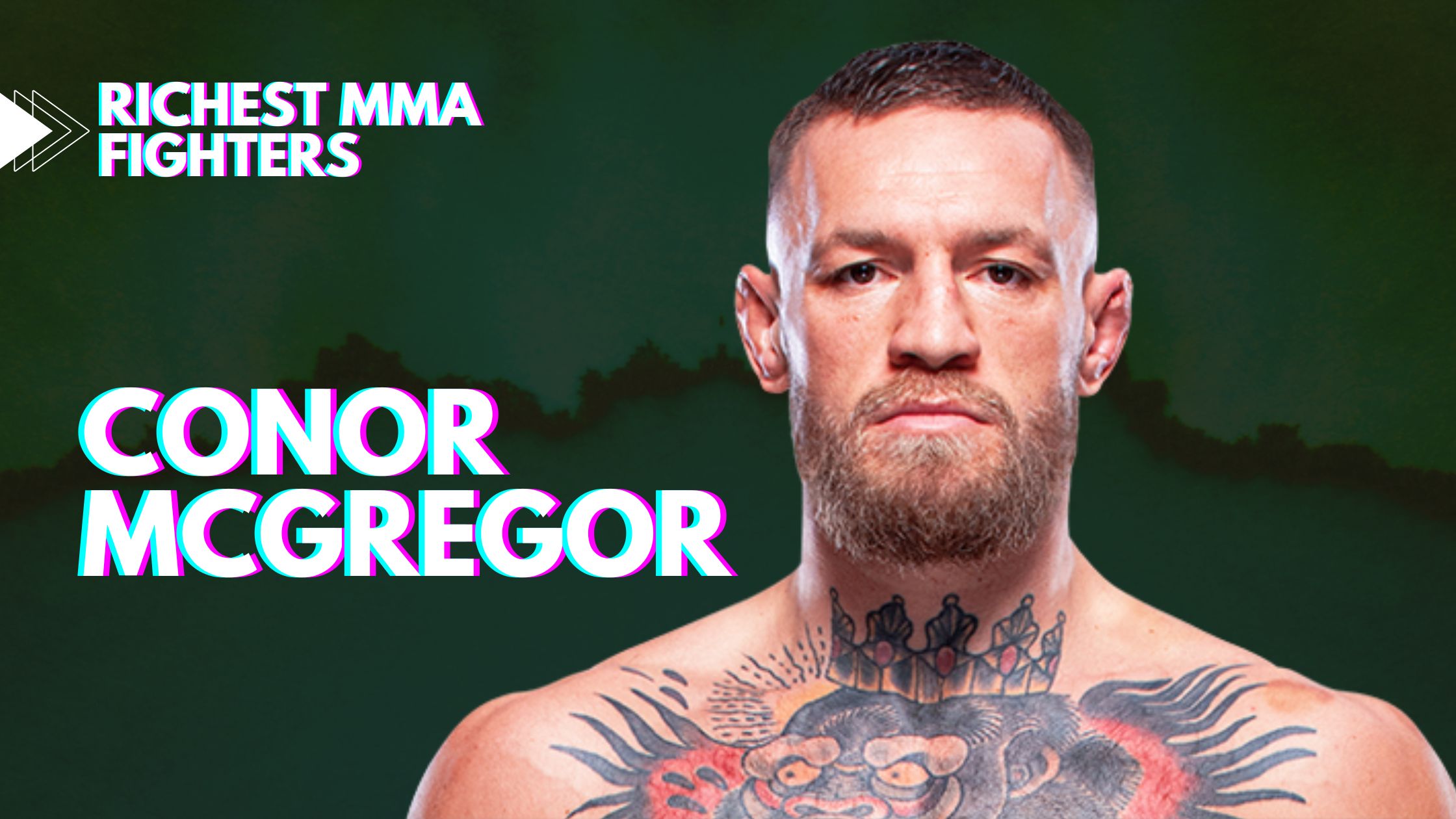 Conor McGregor - Richest MMA fighters