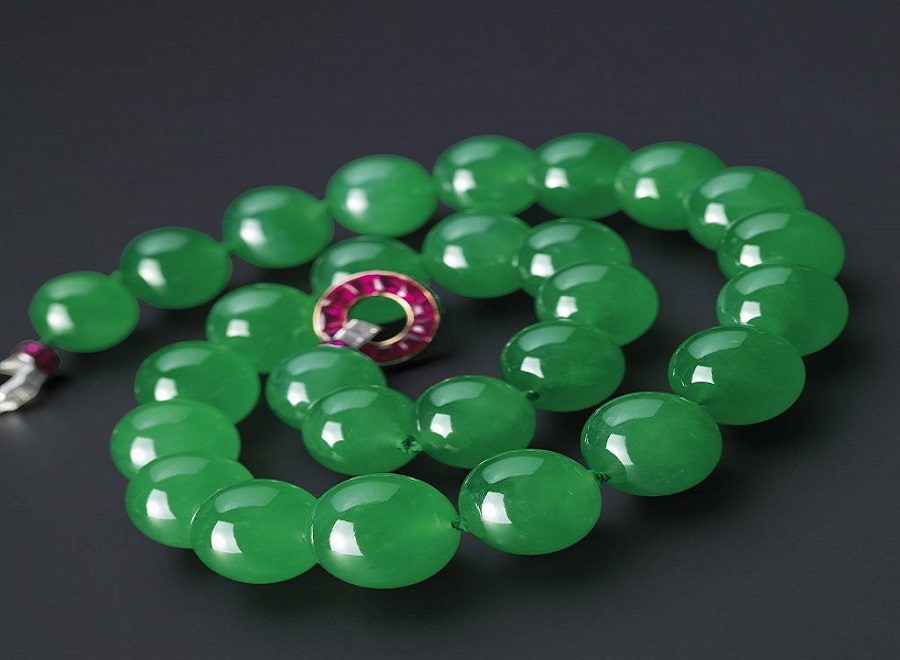 Most Expensive jewelry in the World-Hutton-Mdivani Jadeite Necklace 