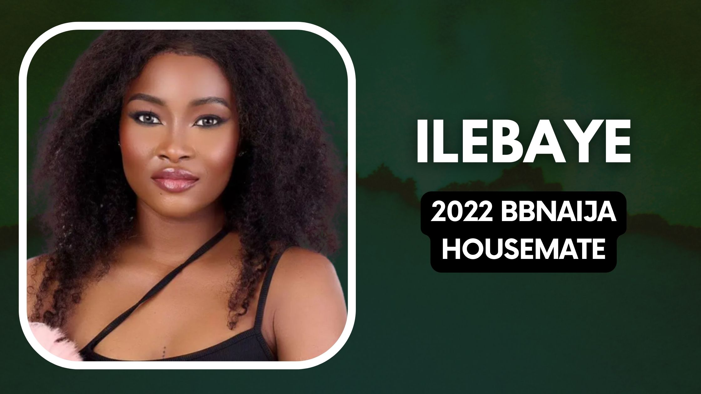 Ilebaye 2022 housemate