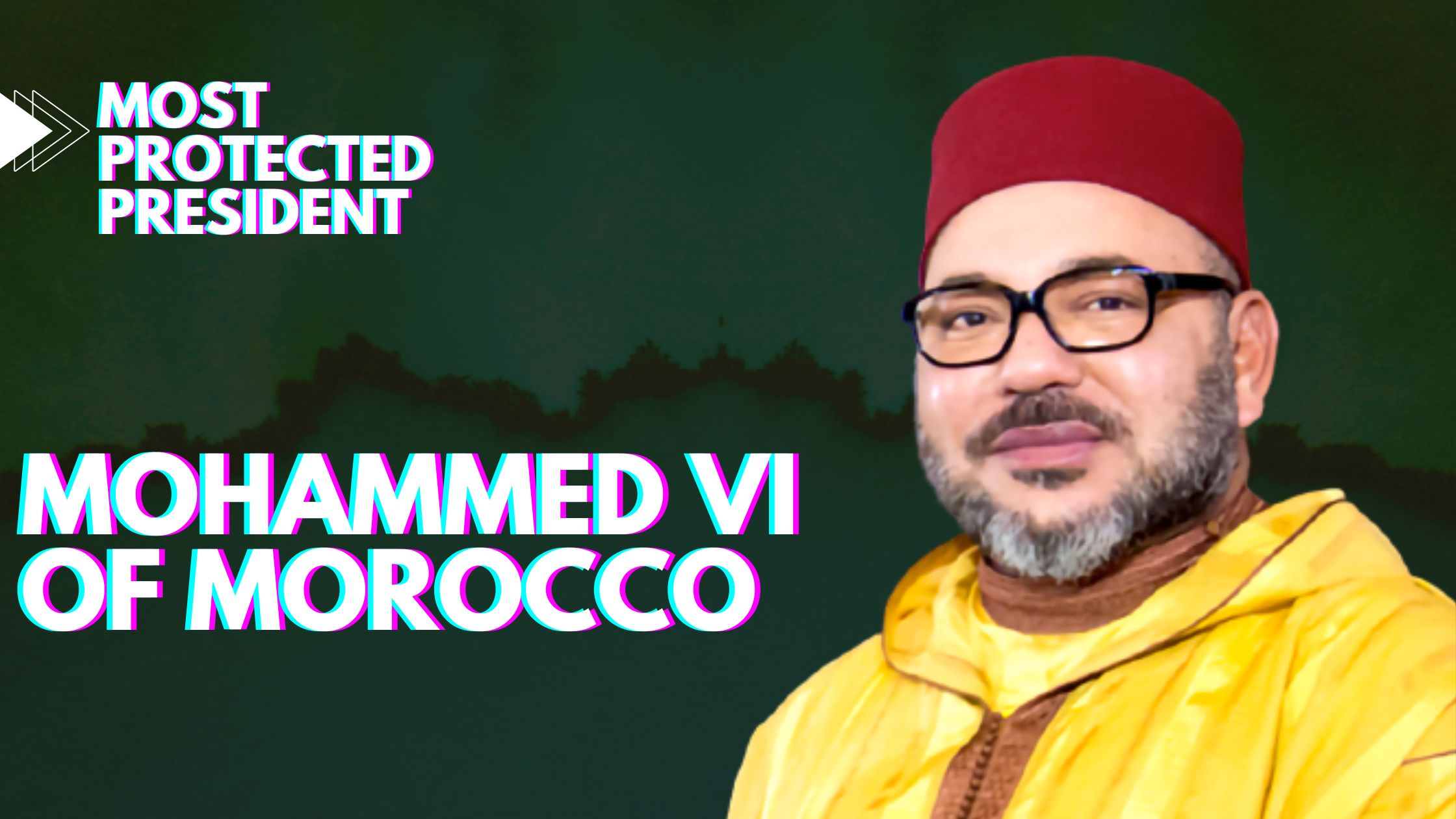 Most protected African president-Mohammed VI of Morocco