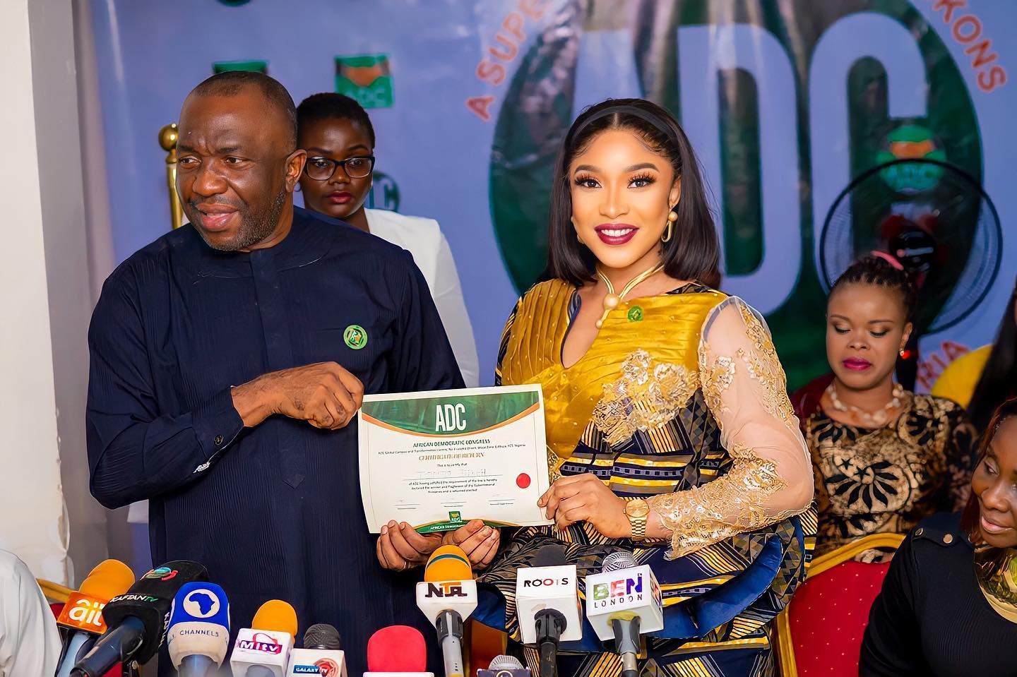 Tonto Dikeh- Nigerian Celebrities Running for 2023 Elections