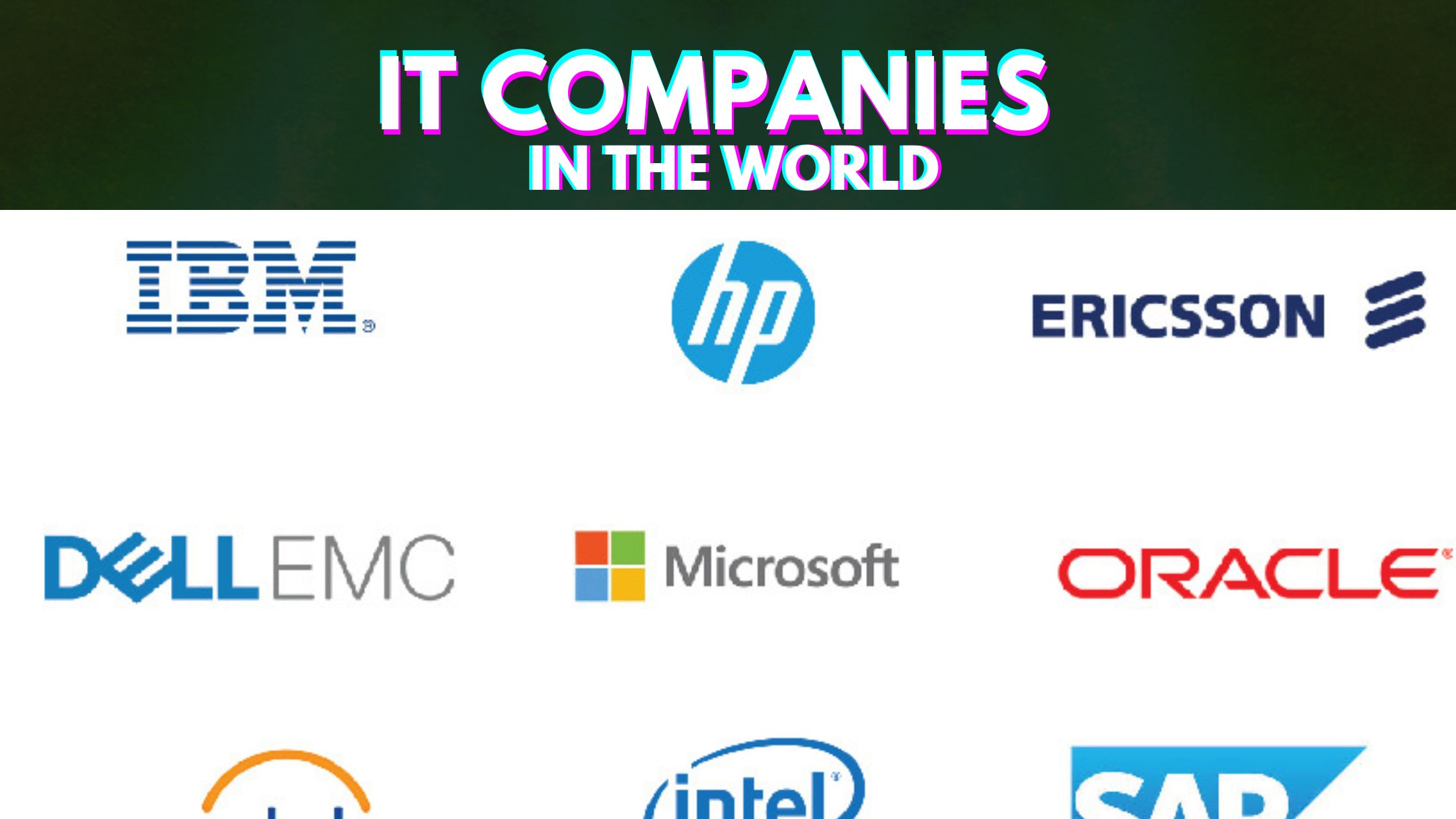 Top 10 IT companies in the world