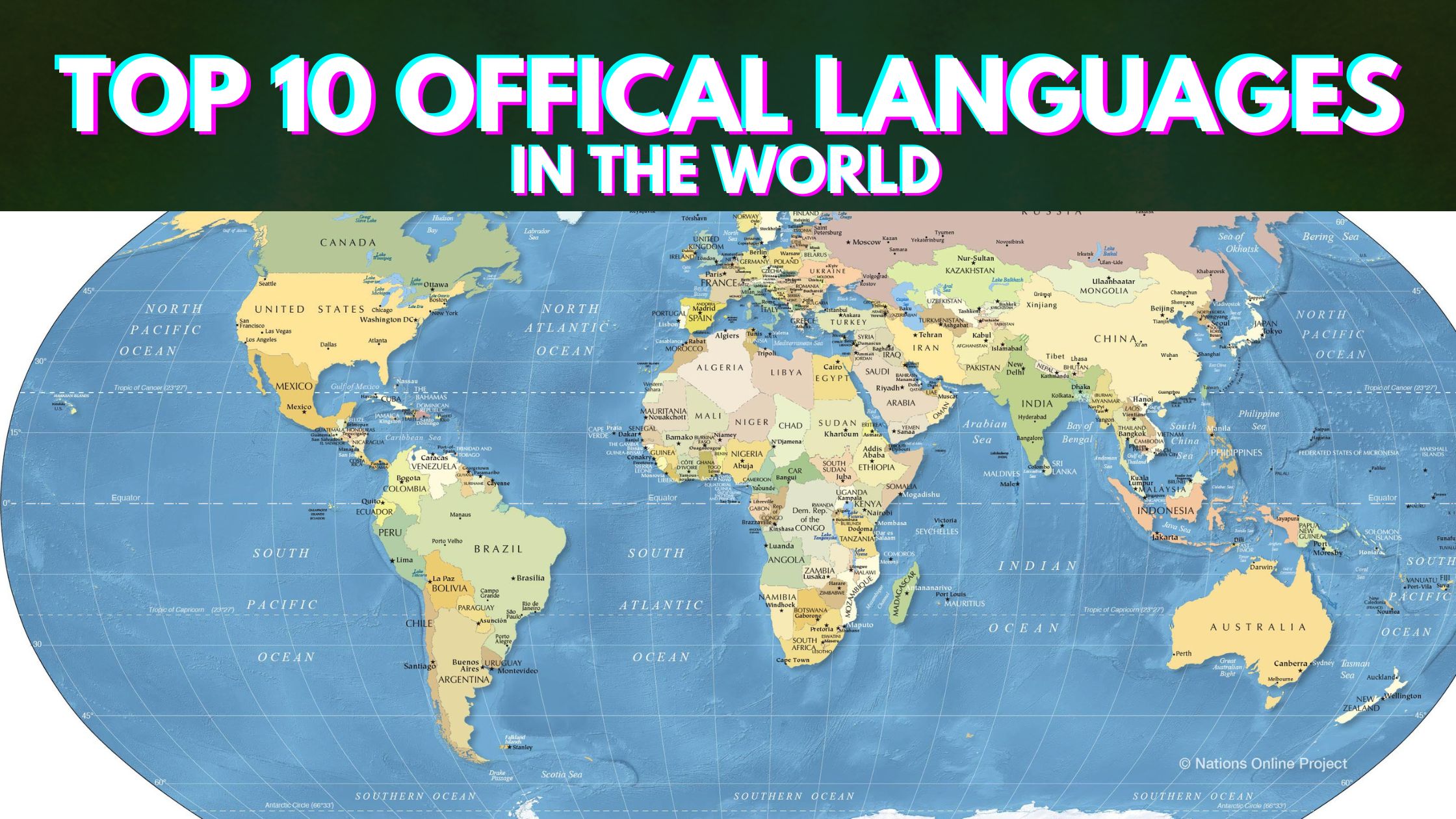 top 10 official language in the world