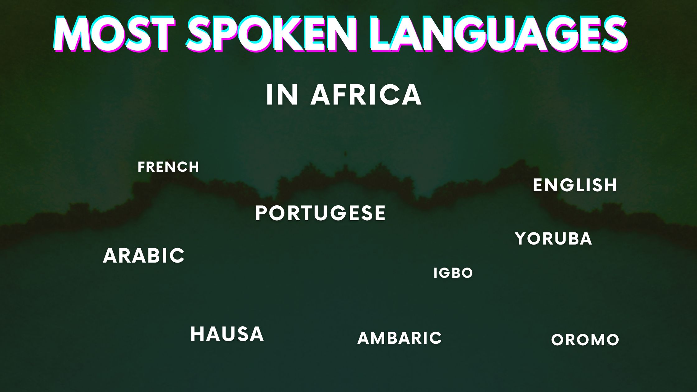 Top 10 Most Spoken Languages In Africa