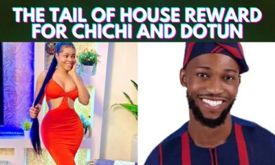 BBNaija 2022: The Tail Of House Reward For Chichi And Dotun