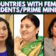 Top 10 Countries with Female Leaders