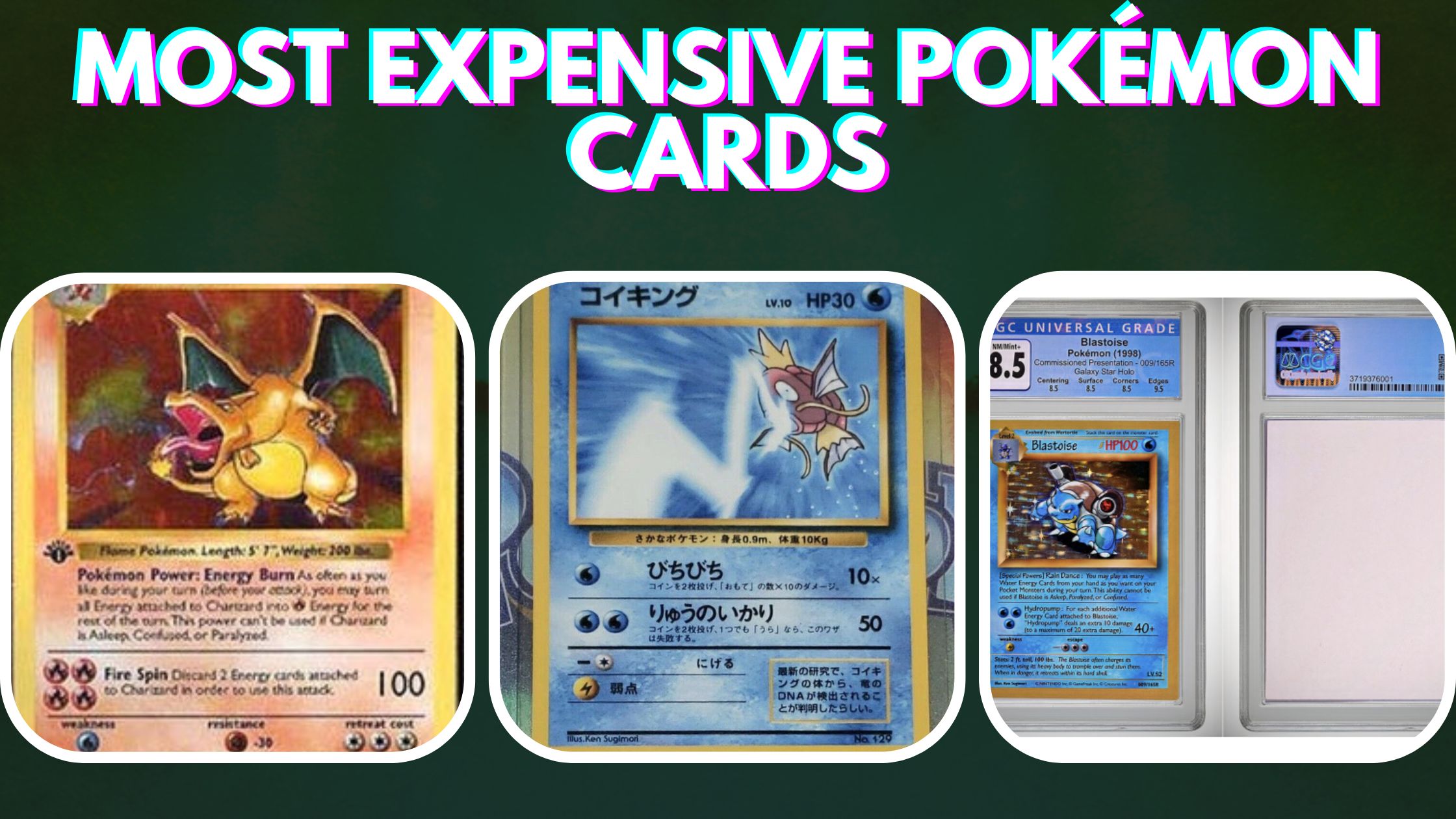 Top 10 Most Expensive Pokémon Cards Ever