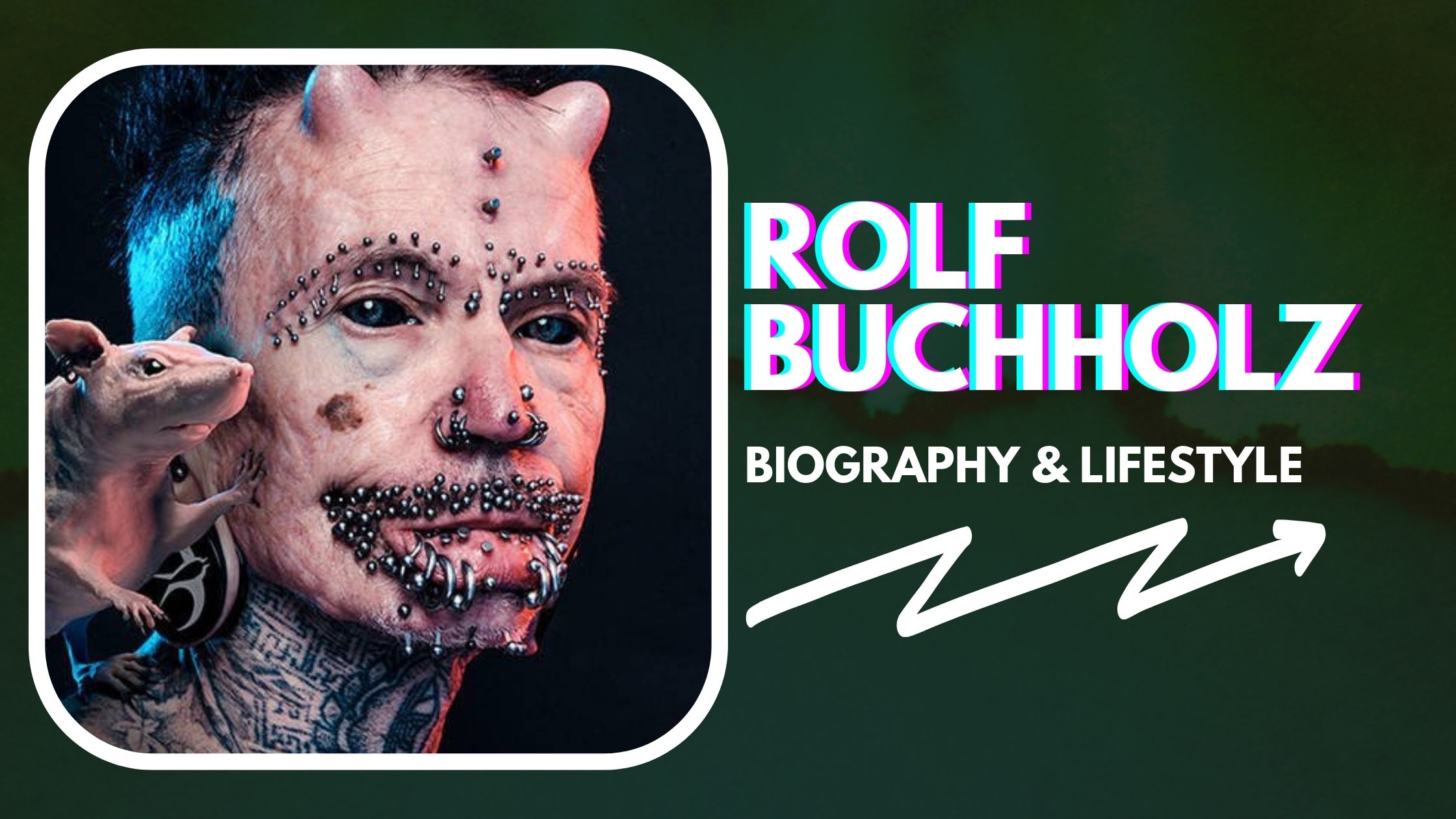Who Is Rolf Buchholz? The Man With Many Piercing On Face