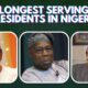 longest serving presidents in Nigeria