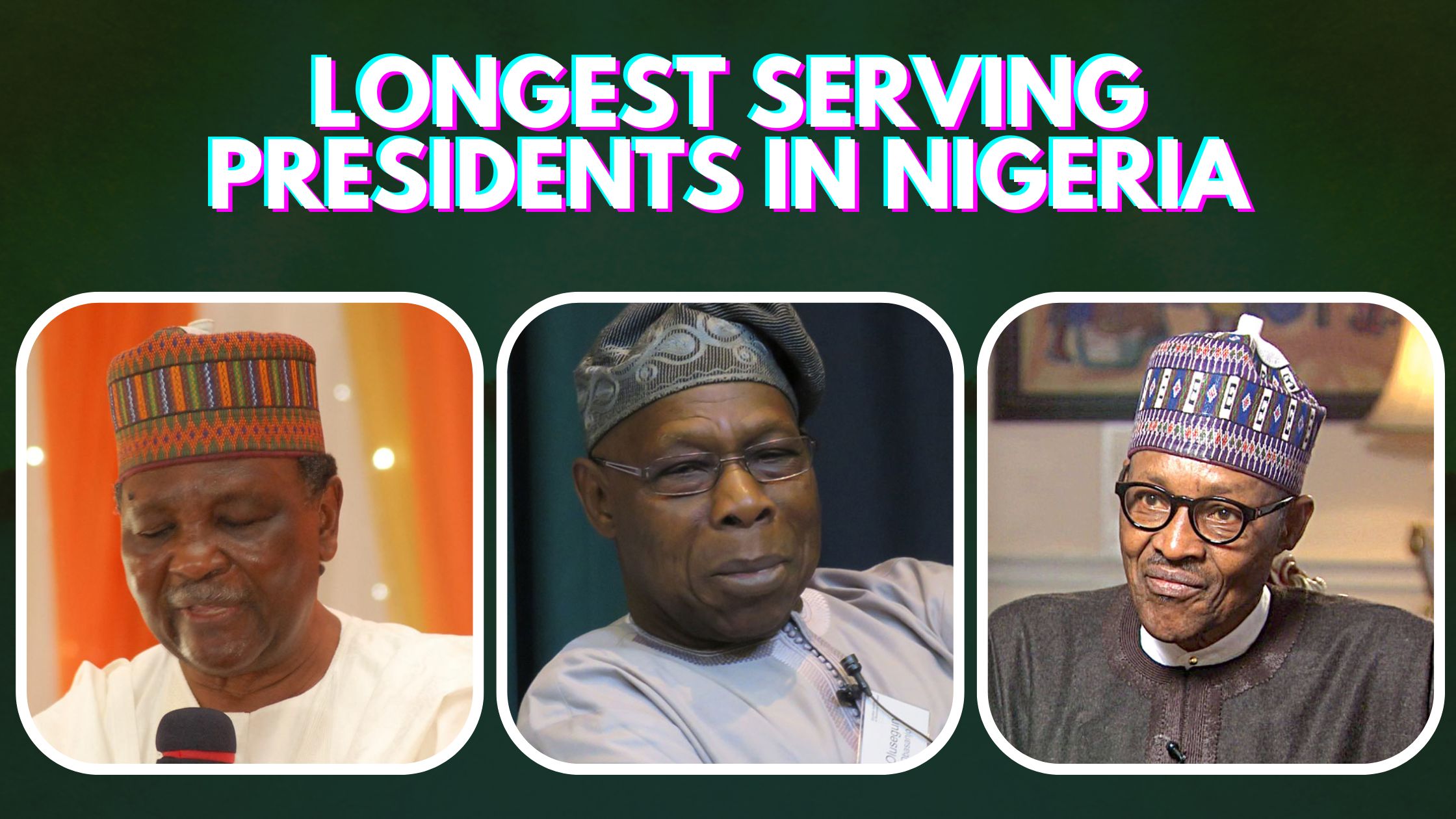 longest serving presidents in Nigeria