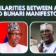 5 Similarities Between Atiku and Buhari Manifestoes