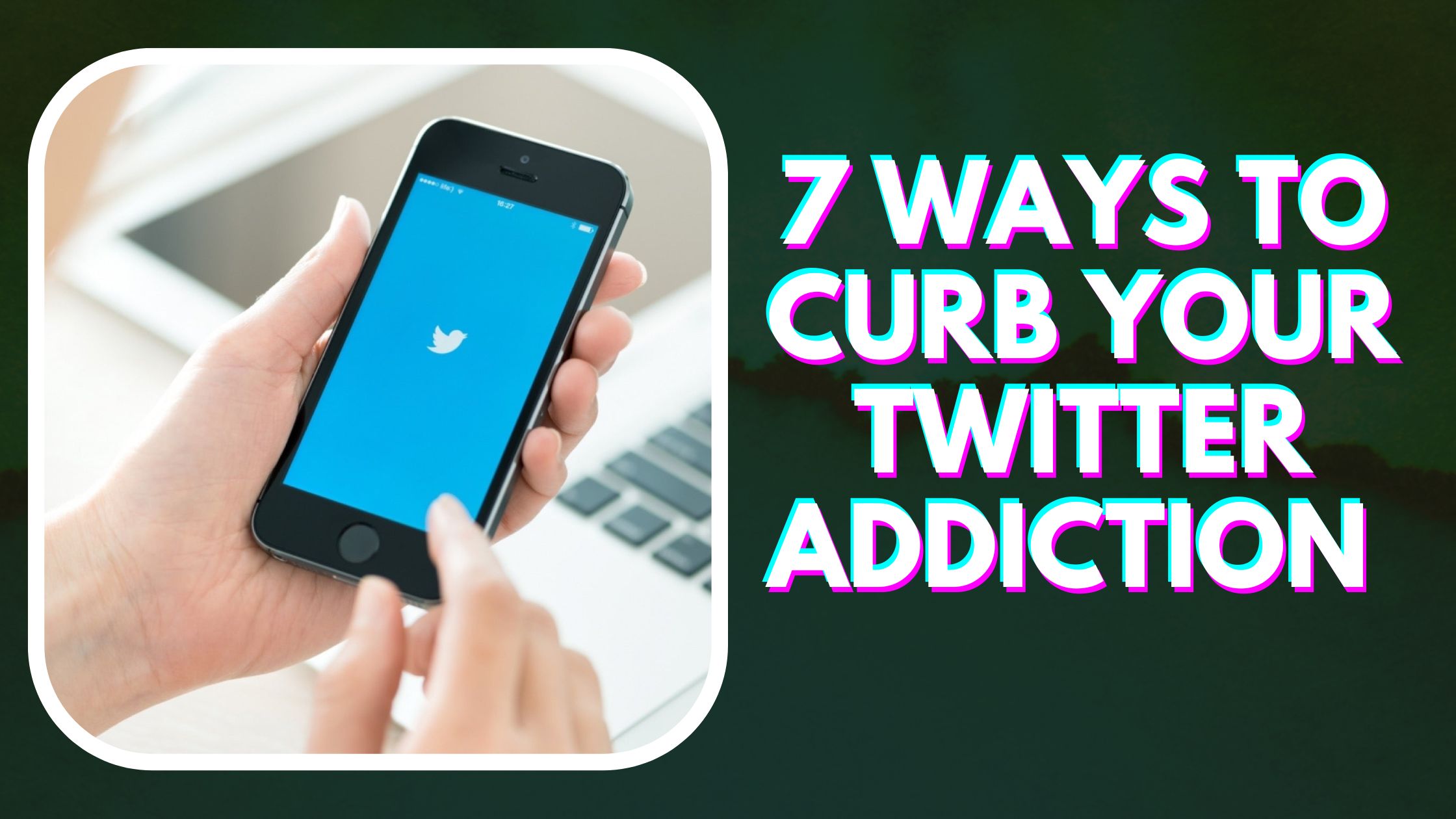 Well in search of a cure to my Twitter addiction, I found these 7 tips that can help you, sorry us, cure our Twitter addiction.