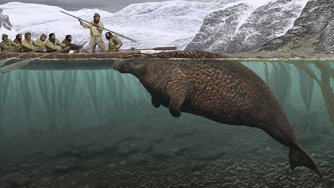 Top 10 Extinct Animals- Stellers Sea Cow