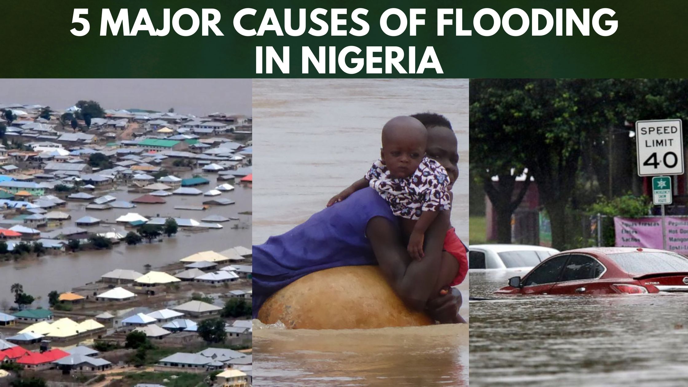 Major Causes of Flooding in Nigeria