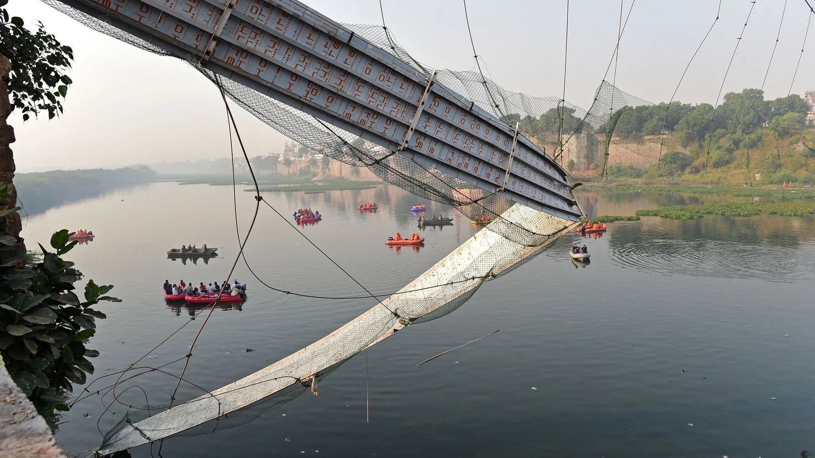 Over 130 Killed As Bridge Collapses In India