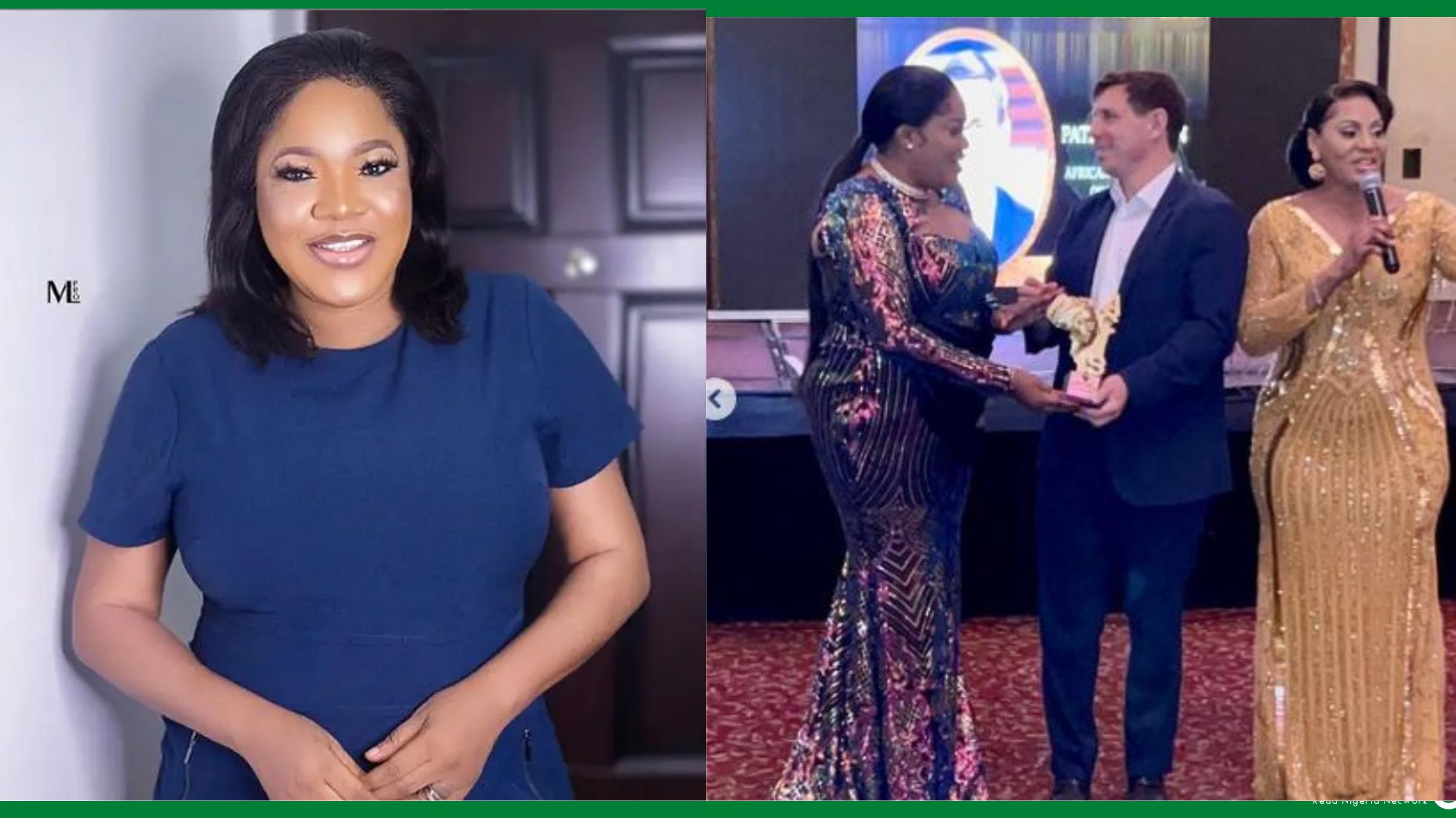 Toyin Abraham Bags International Award