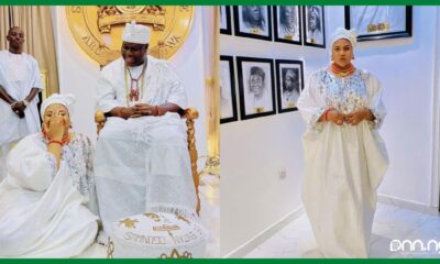 Actress Nkechi Blessing Celebrates Ooni of Ife On His 7th-Year Coronation Anniversary