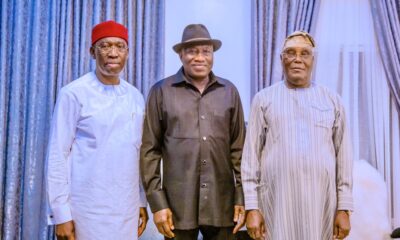 Atiku and others visit Jonathan to discuss plans to safe Nigeria