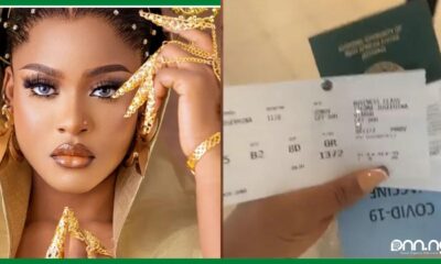 BBNaija Phyna Shows Off Her Sponsored Business Class Flight Ticket To Qatar