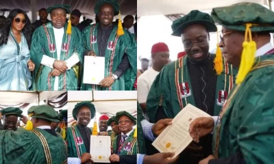 Obi Cubana bags Doctorate Degree from Enugu varsity