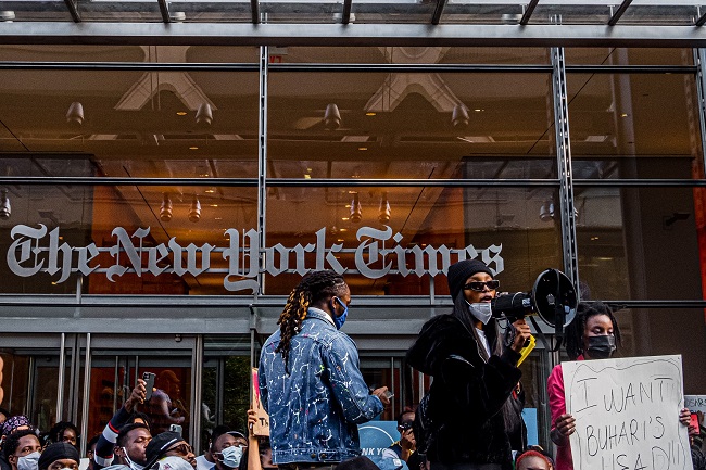 New York Times workers on strike over wage dispute