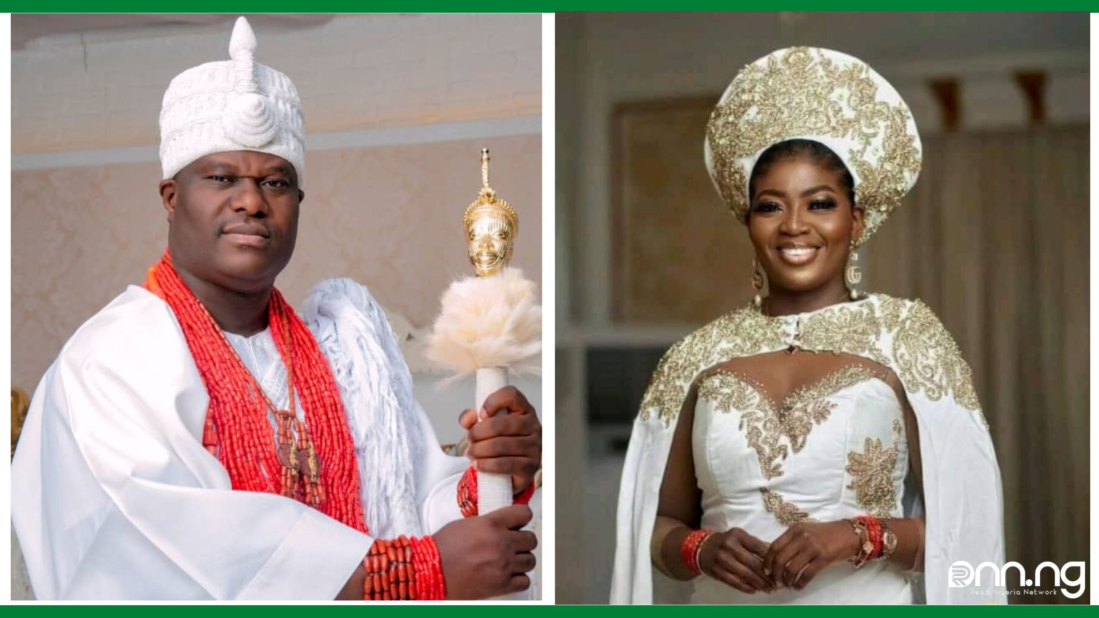 Olori Ashley Eulogizes Her Husband Ooni of Ife On His 7th Year on The Throne