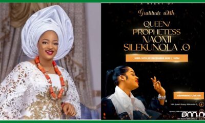 Ooni’s Ex-Queen Prophetess Naomi To Host a Night of Gratitude Days After Returning To Church