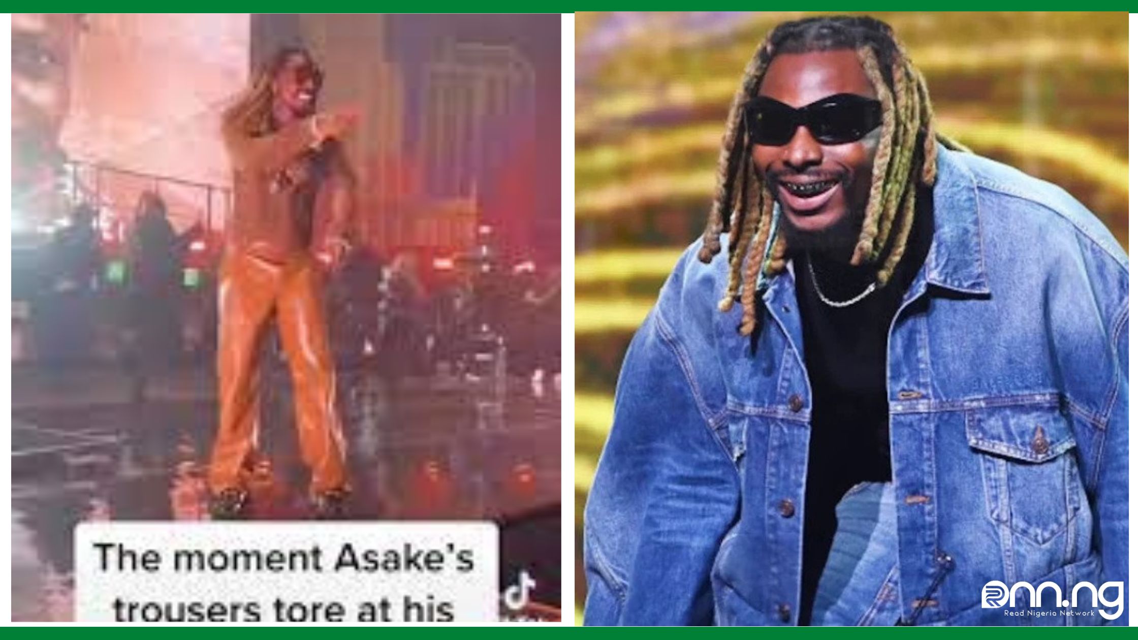 Singer Asake Experiences Wardrobe Malfunction During His Performance in London