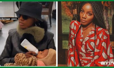 Singer Seyi Shay Makes First Public Appearance With Daughter