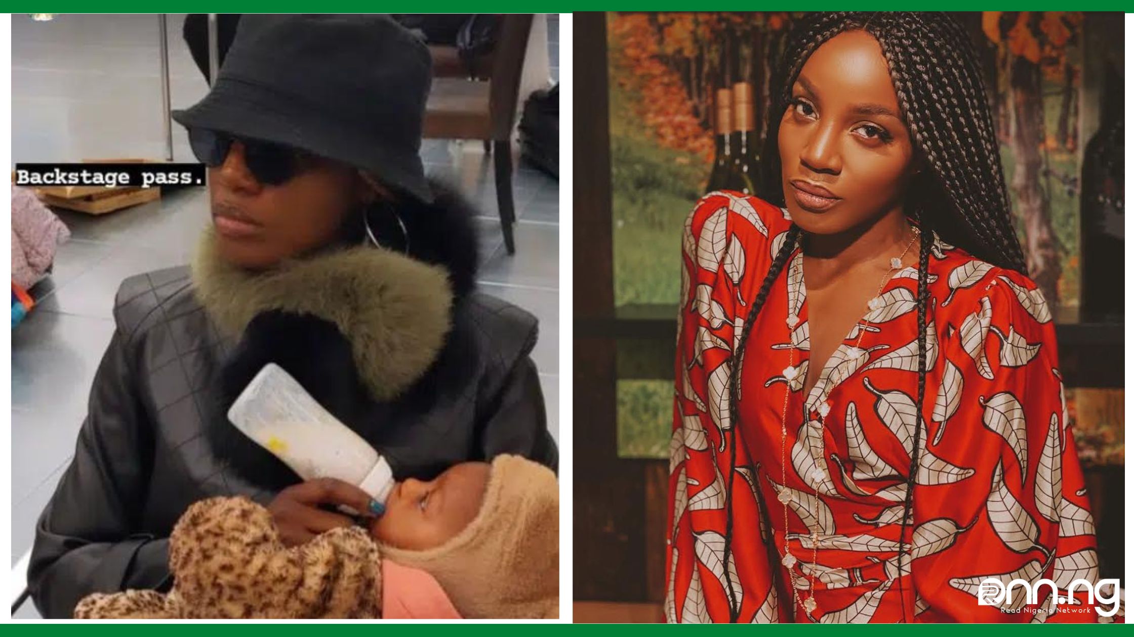 Singer Seyi Shay Makes First Public Appearance With Daughter