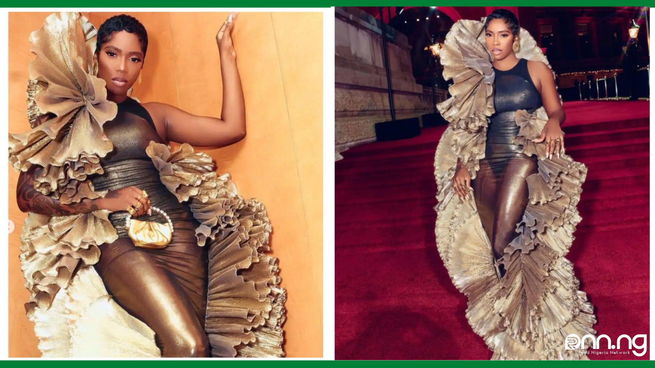 Singer Tiwa Savage Shines Brightest At The British Fashion Awards - Pictures and Videos