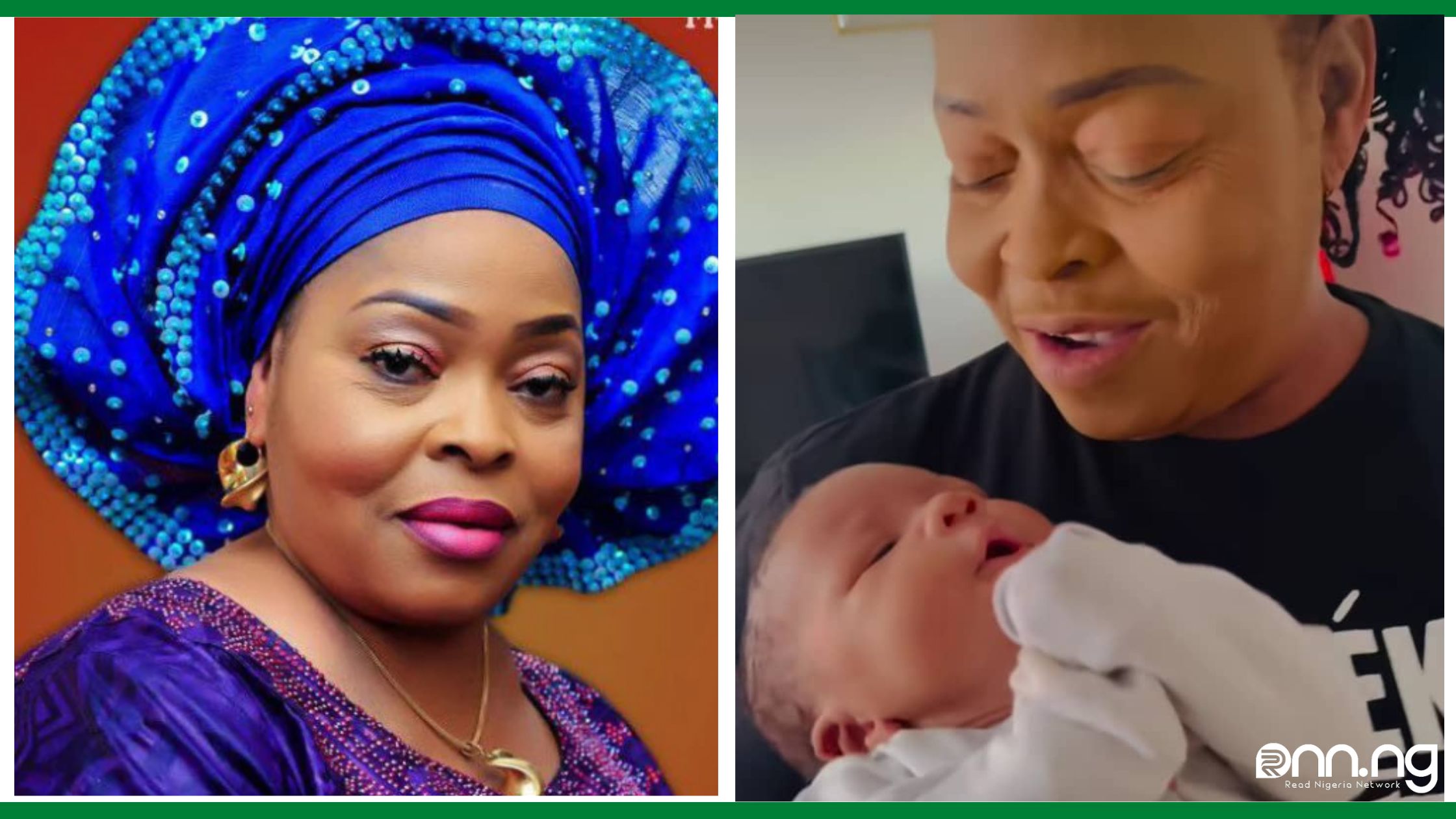 Veteran Nollywood Actress Toyin Tomato Welcomes New Grandchild