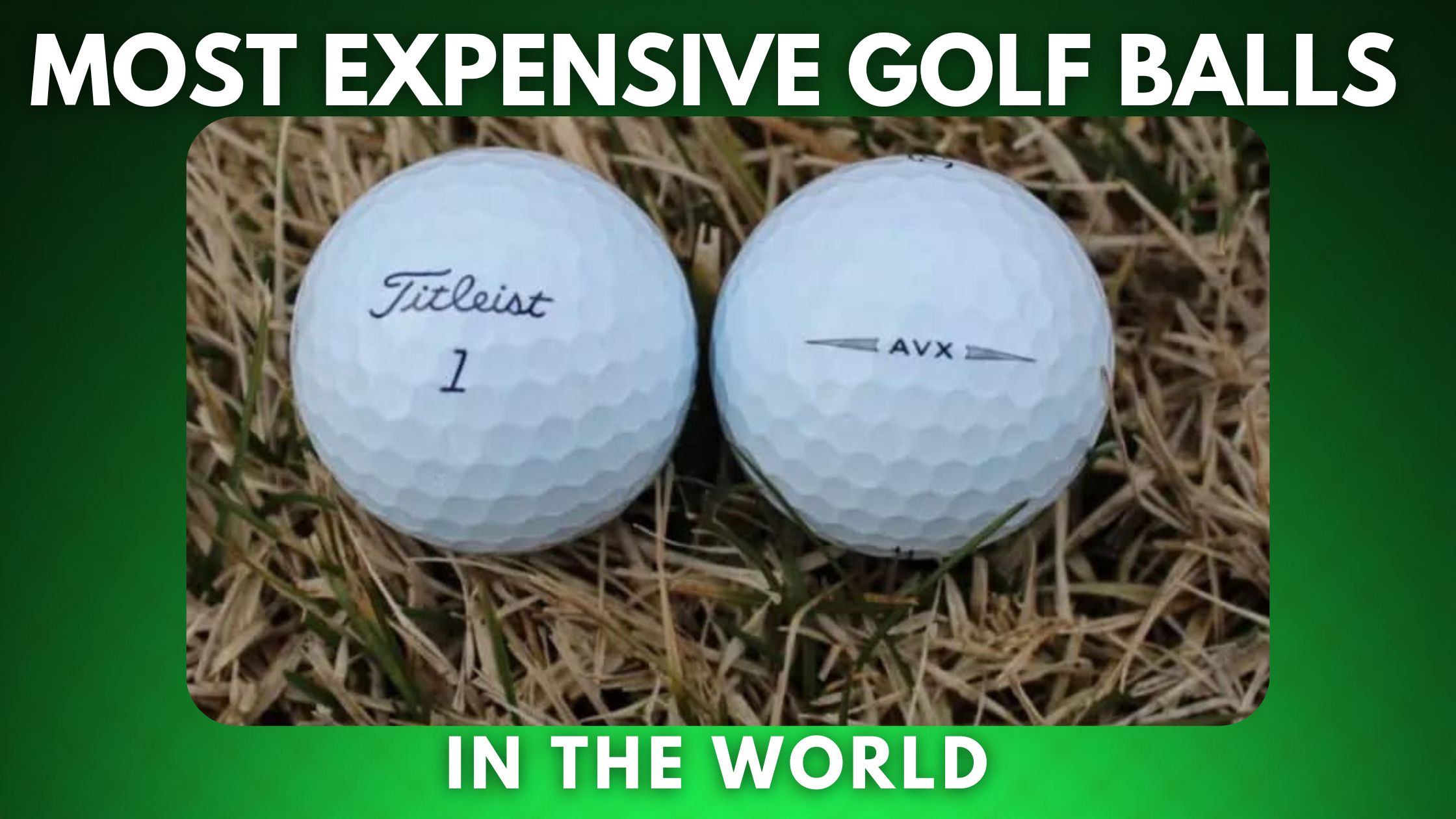 Most Expensive Golf Balls in the World