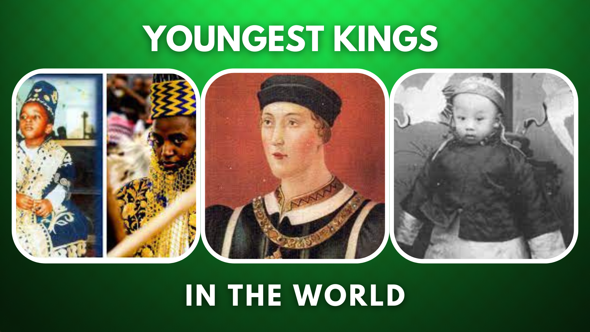 List of Top 10 Youngest Kings in the World