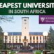 Cheapest Universities In South Africa