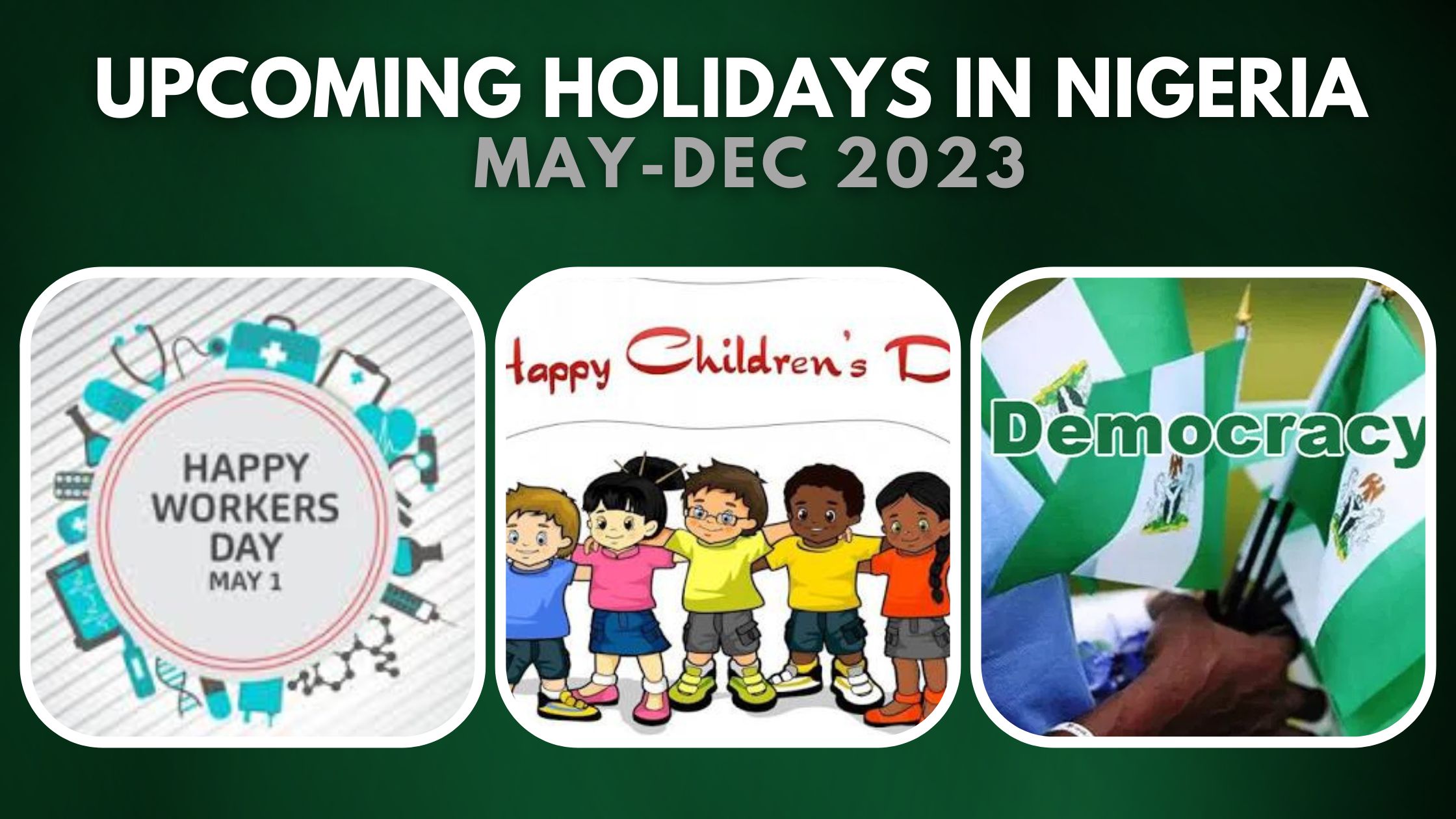Upcoming Holidays in Nigeria