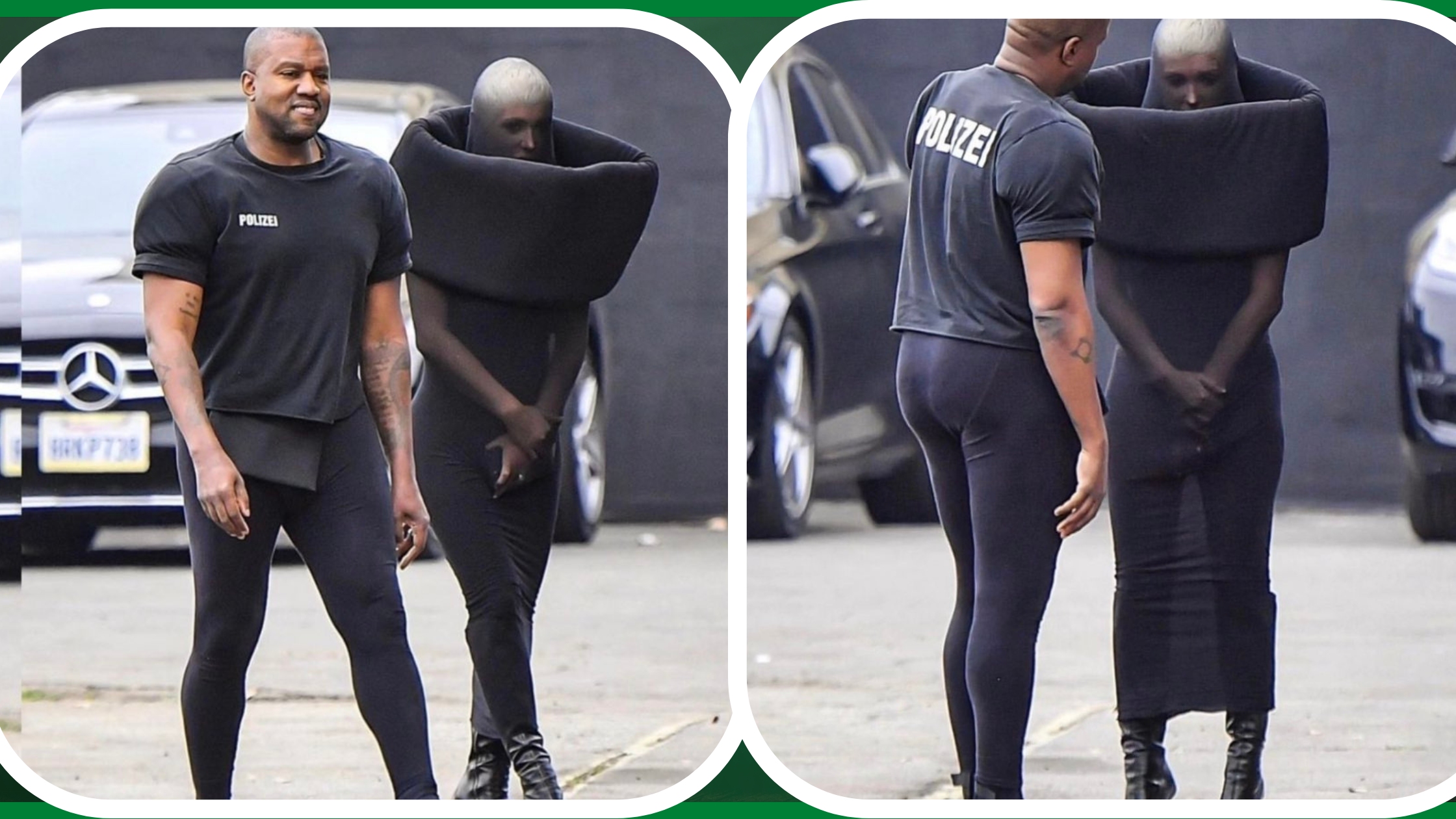 Kanye West and Wife, Bianca Rocks Hilarious Dresses To Church