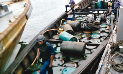 Security Forces intercepted boat carrying illegal crude oil in Delta Creeks