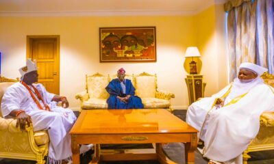 Tinubu meets traditional rulers