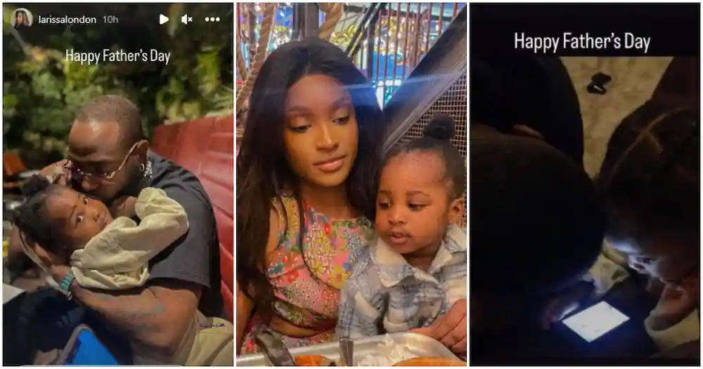 Father's Day: Photos of Davido Celebrating Father’s Day With His 2nd Son Dawson Go Viral