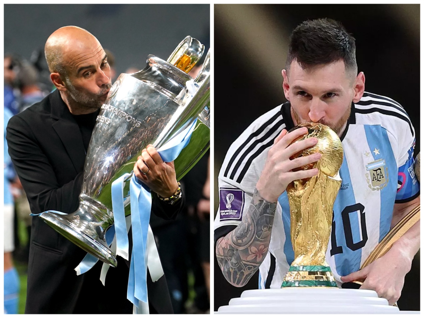 Pep Guardiola Compares Man City's Treble Triumph to Lionel Messi's World Cup Victory